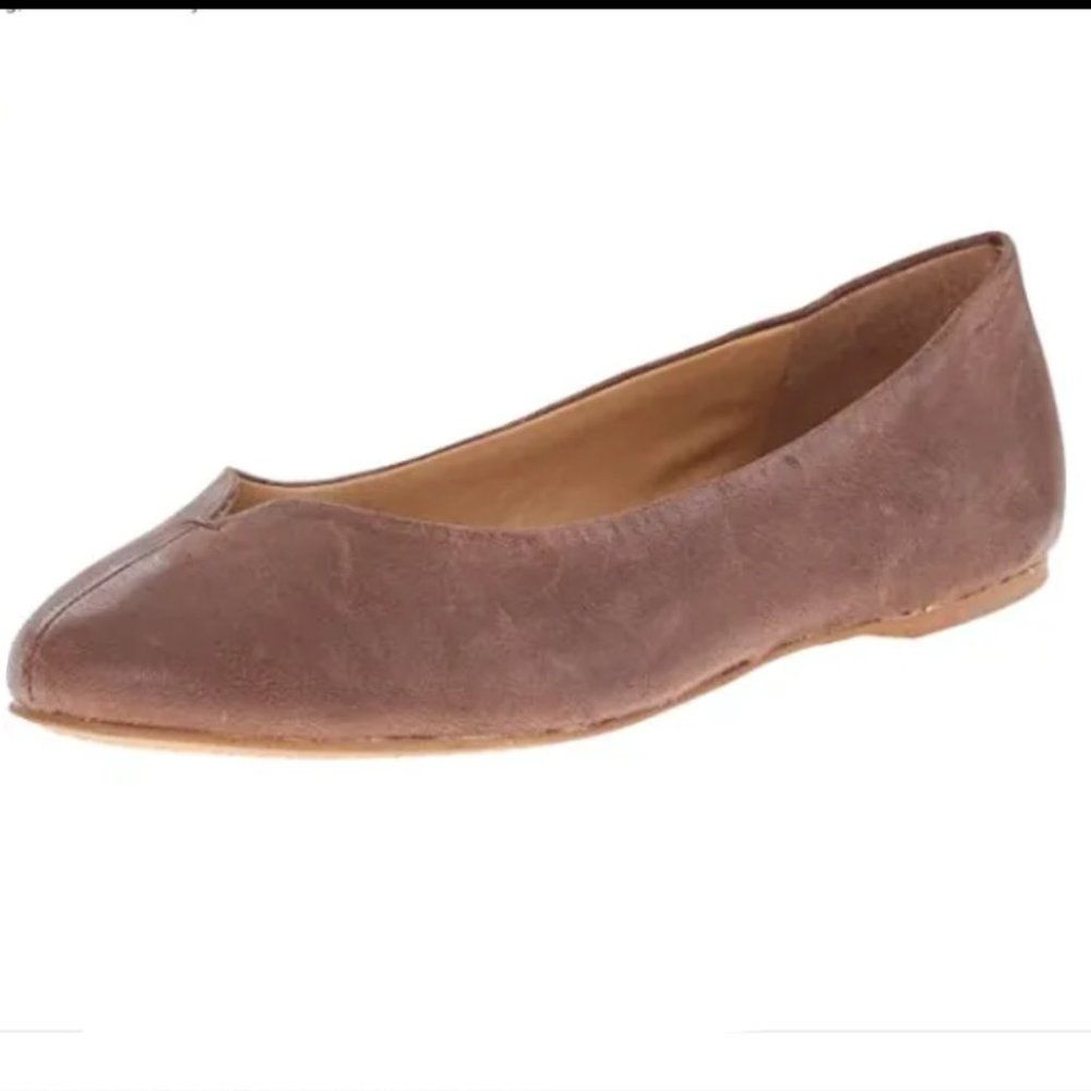 Lucky Brand Brown Leather Flats
